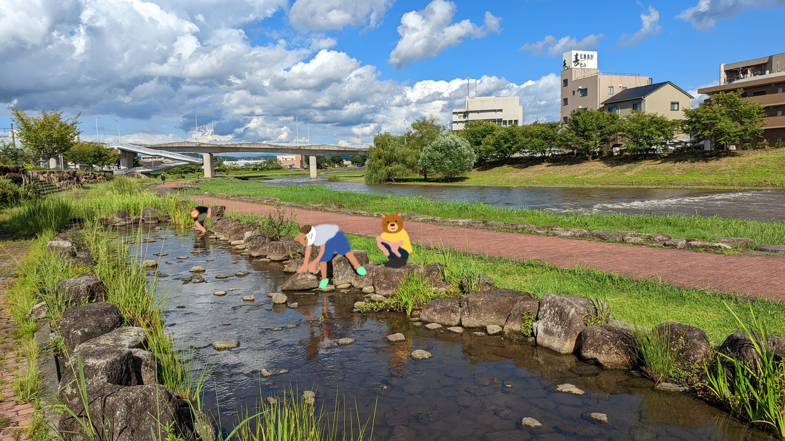 ふるさと川公園で遊ぼう！